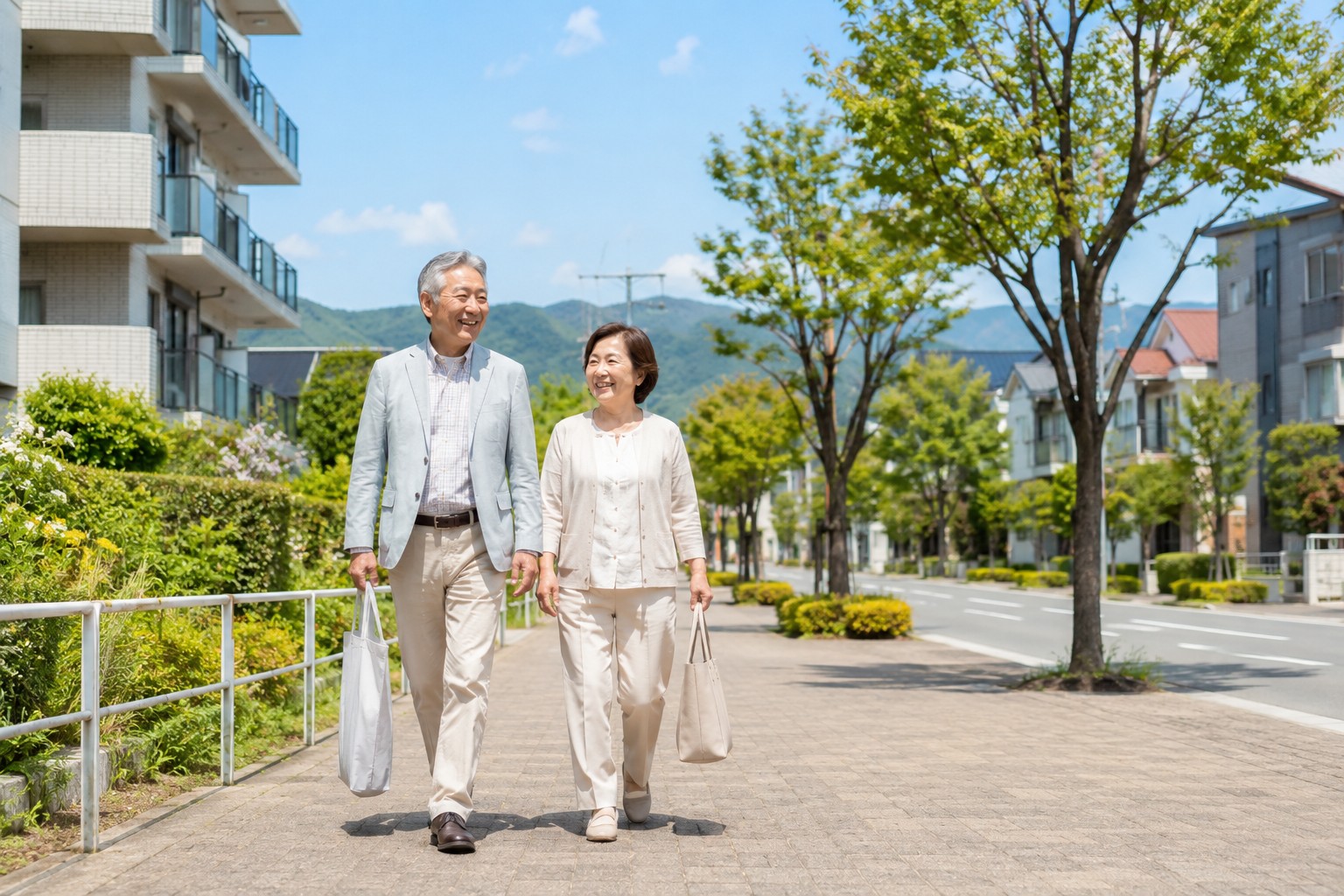 神戸市北区で歩いて暮らすシニア夫婦